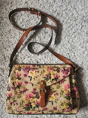 New Patricia Nash Avellino Antique Rose Veg Tan Genuine Leather